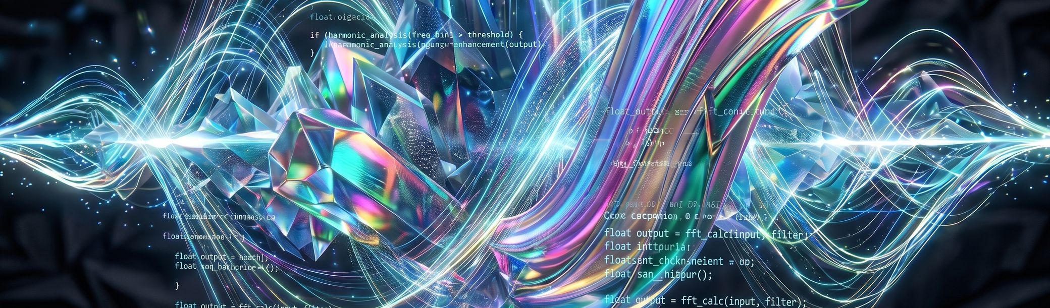 ひとつの信号が、結晶のすべての面で同じ形に現れる